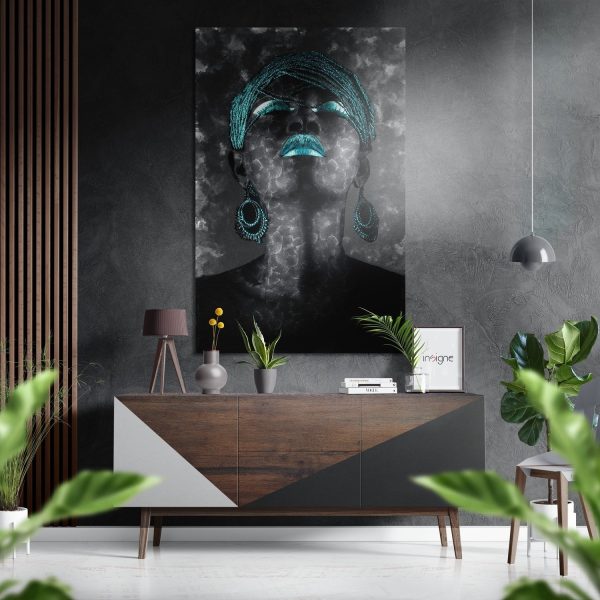 Women Brushed Aluminium Dibond Wall Art | Bed Sava