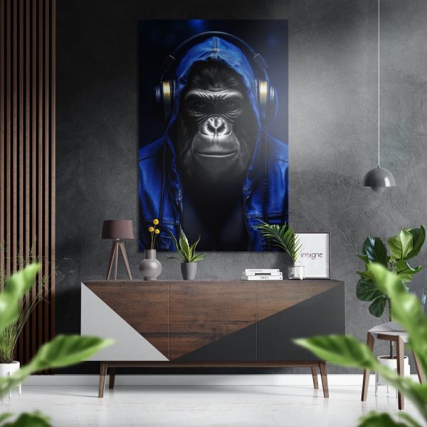 Age of Apes Brushed Aluminium Dibond Wall Art | Bed Sava