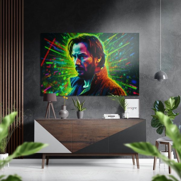 John Wick Brushed Aluminium Dibond Wall Art | Bed Sava