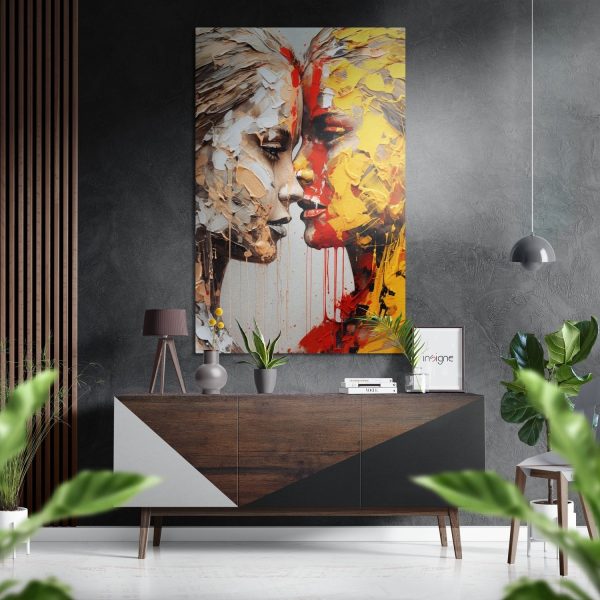 Facedown Brushed Aluminium Dibond Wall Art | Bed Sava