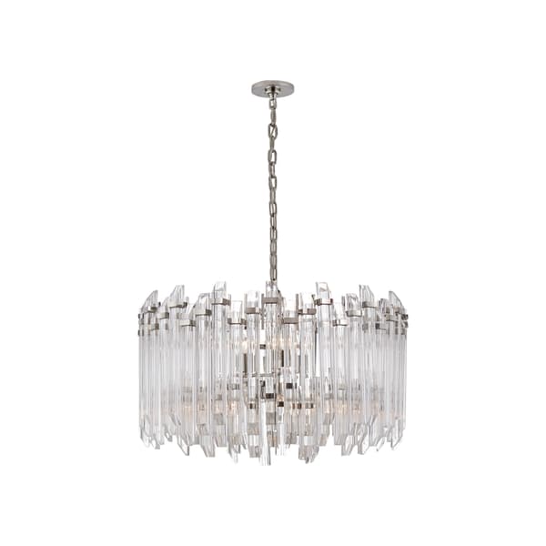 Adele Chandelier Nickel, Polished Nickel - Andrew Martin