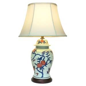 Pair of Oriental Tao Zhi Table Lamps | Bed Sava