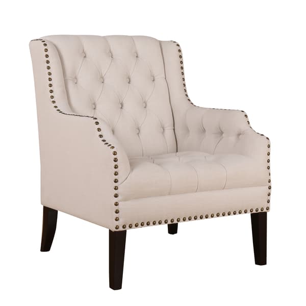 Bassett Chair, Chair, Cream - Andrew Martin Linen