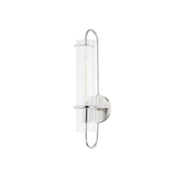 Beck Wall Light Polished Nickel, Light - Andrew Martin