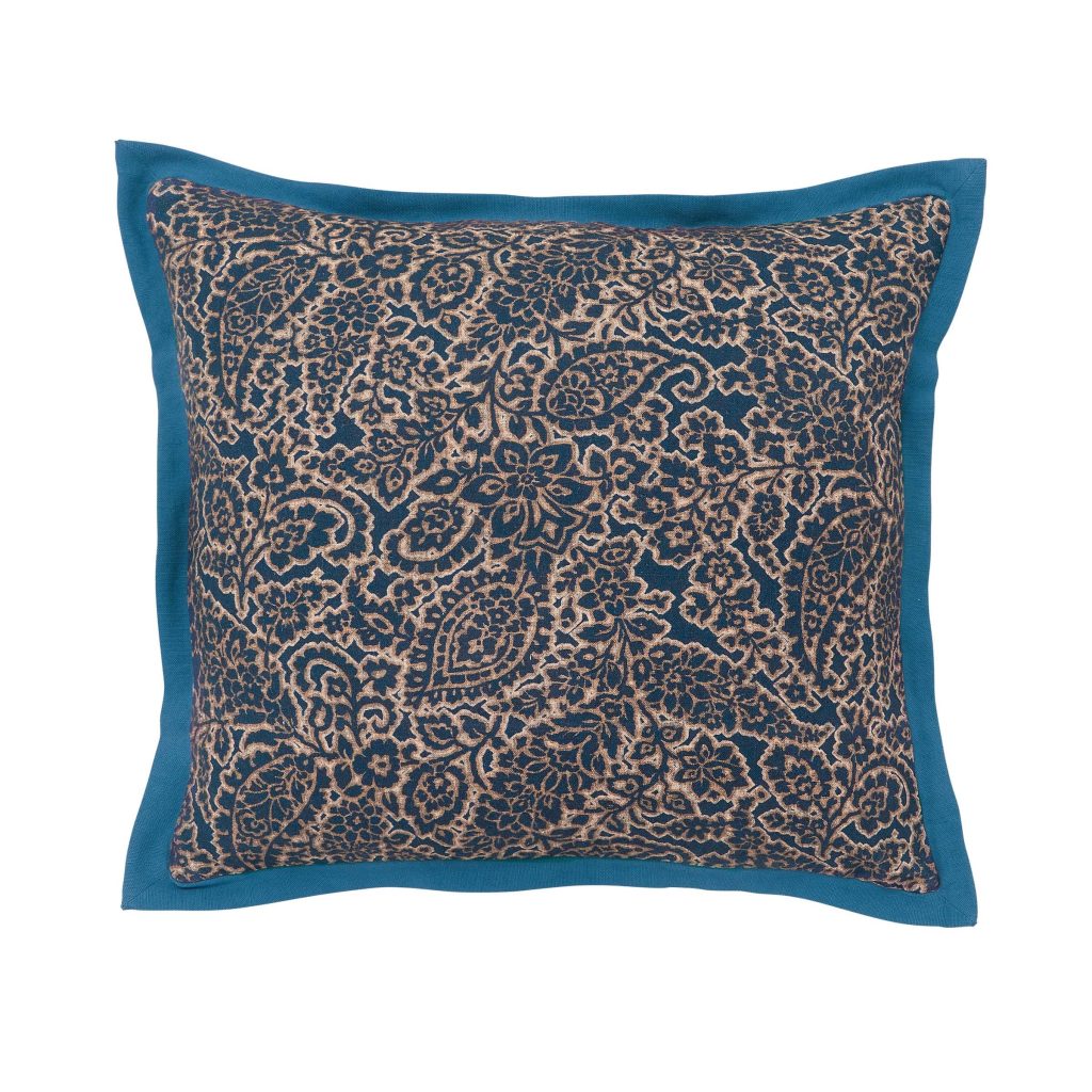 Bedeck of Belfast Aldin Cushion 50cm x 50cm, Celadon