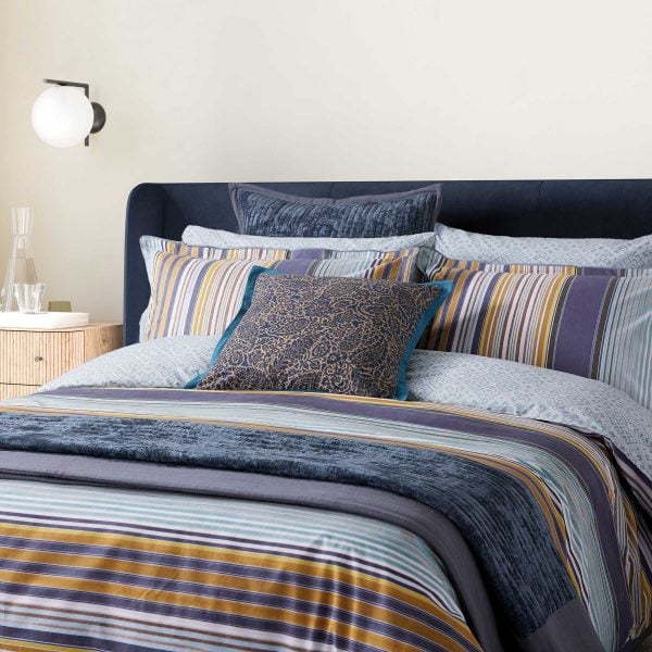 Bedeck of Belfast Aldin Double Duvet Cover SET Celadon | Bed Sava