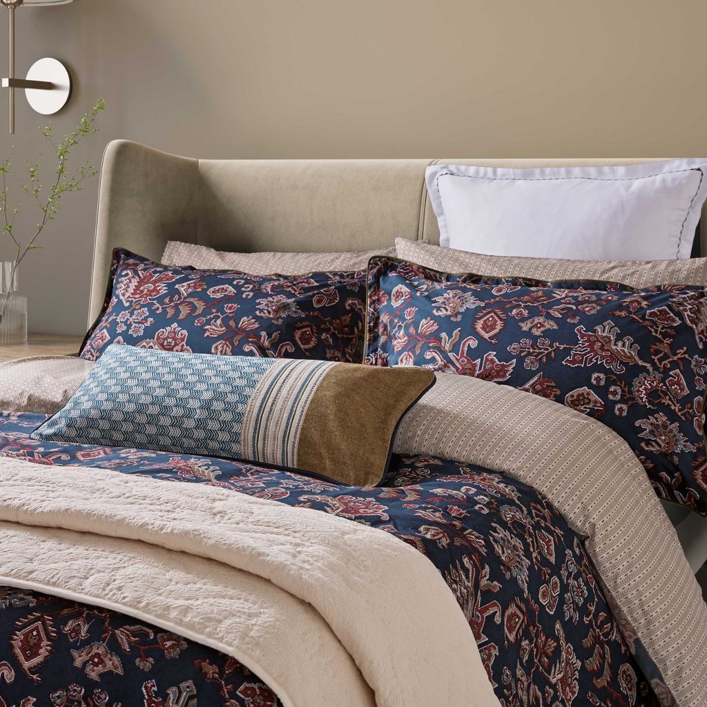 Bedeck of Belfast Avero Super Kingsize Duvet Cover SET, Teal