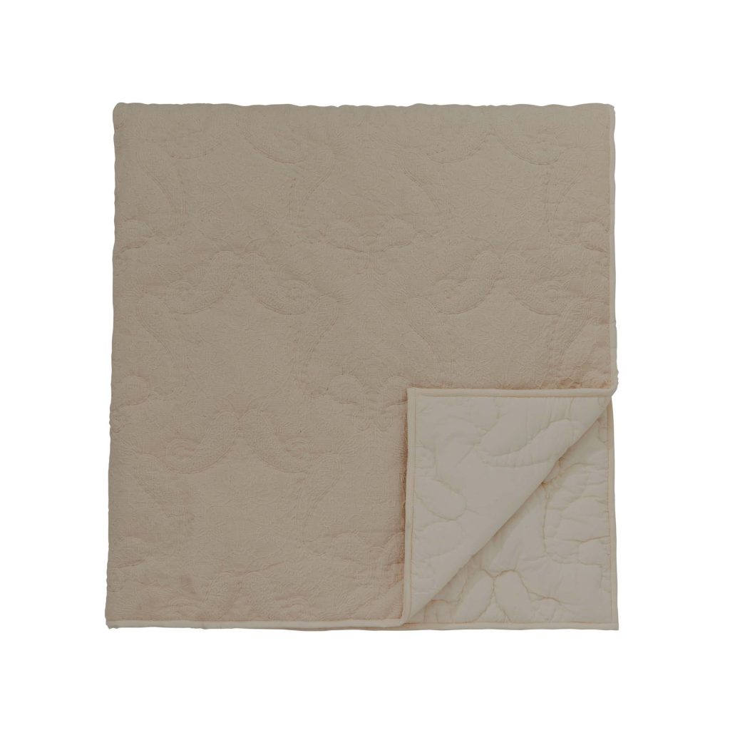 Bedeck of Belfast Avero Quilted Throw, Teal