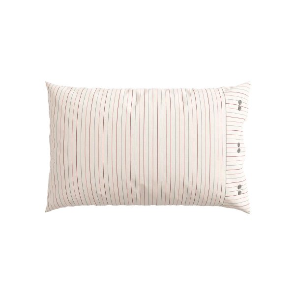 Bedeck of Belfast Celina Pair of Standard Pillowcases Coral | Bed Sava