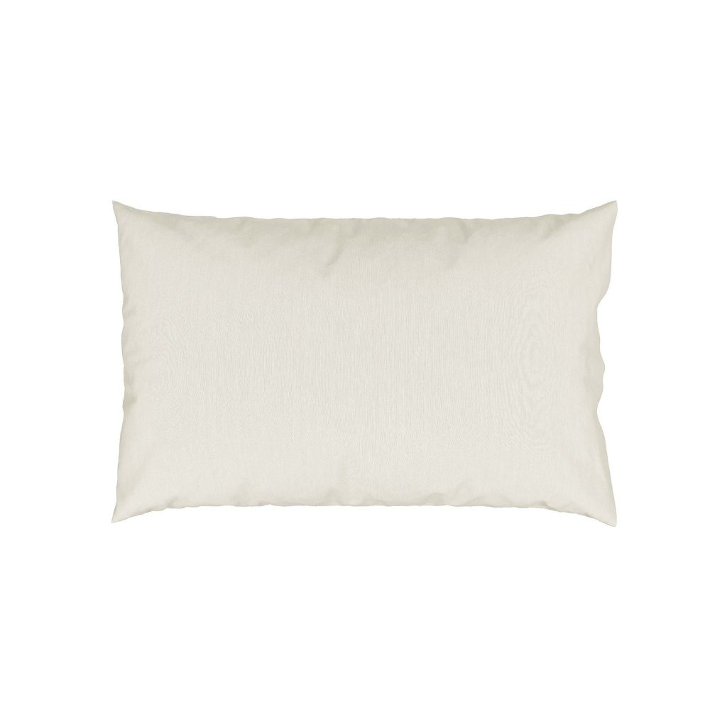Bedeck of Belfast 200 Thread Count Plain Dye Standard Pillowcase, Chalk