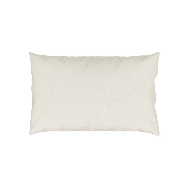 Bedeck of Belfast 200 Thread Count Plain Dye Standard Pillowcase Chalk | Bed Sava