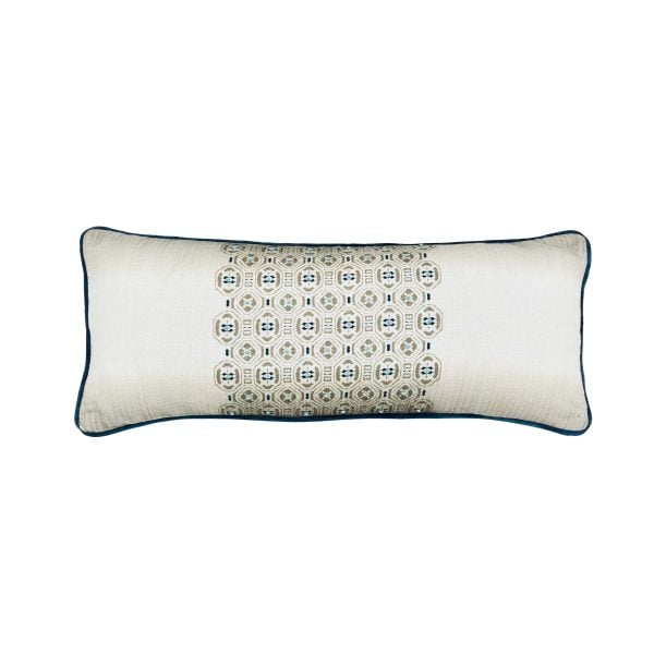 Bedeck of Belfast Elara Cushion 30cm x 70cm BlueGreen | Bed Sava