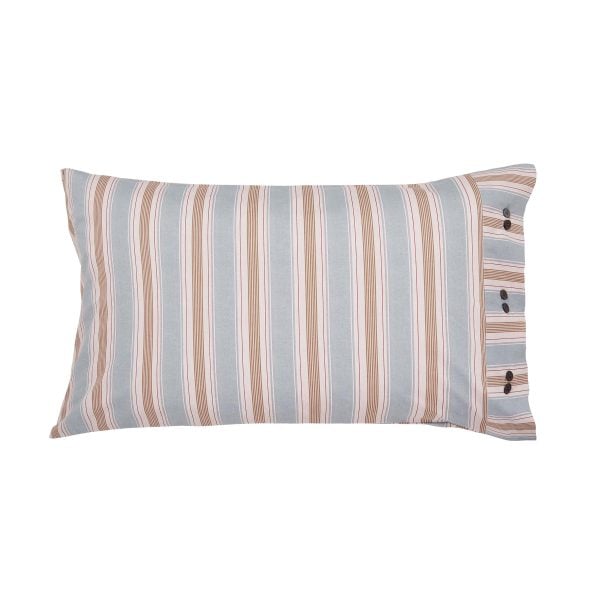 Bedeck of Belfast Elinor Pair of Standard Pillowcases Multi | Bed Sava