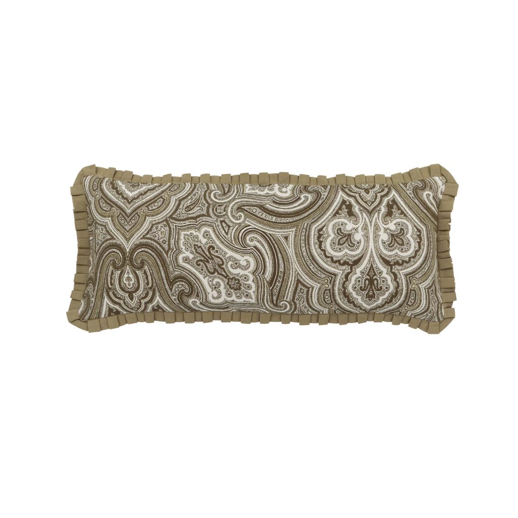 Bedeck of Belfast Nora Cushion 30cm x 70cm, Sage Green/Tuberose