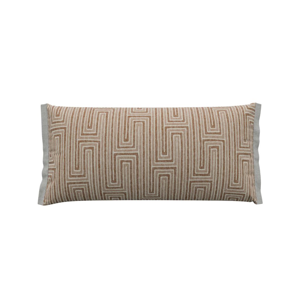 Bedeck of Belfast Rana Cushion 30cm x 70cm, Warm Grey