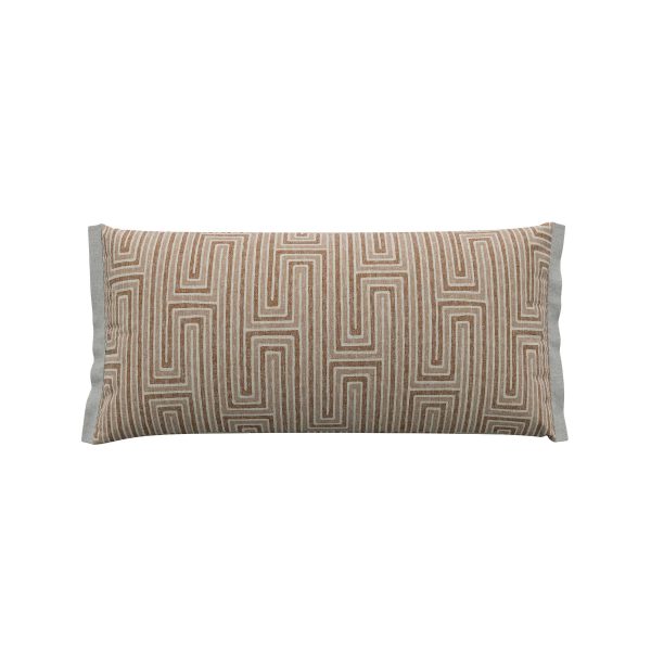 Bedeck of Belfast Rana Cushion 30cm x 70cm Warm Grey | Bed Sava