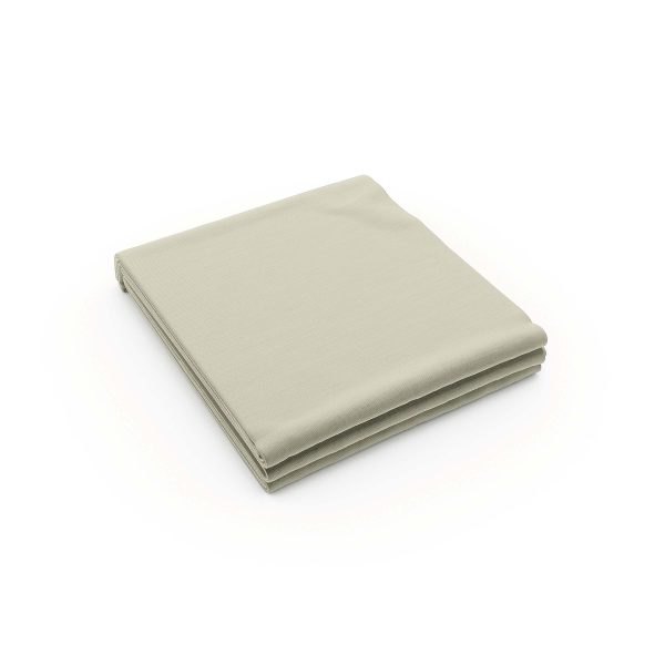 Bedeck of Belfast 200 Thread Count Plain Dye Super Kingsize Flat Sheet Sage | Bed Sava