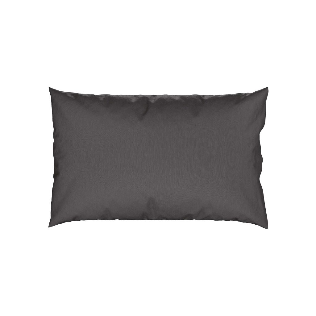 Bedeck of Belfast 200 Thread Count Plain Dye Standard Pillowcase, Slate