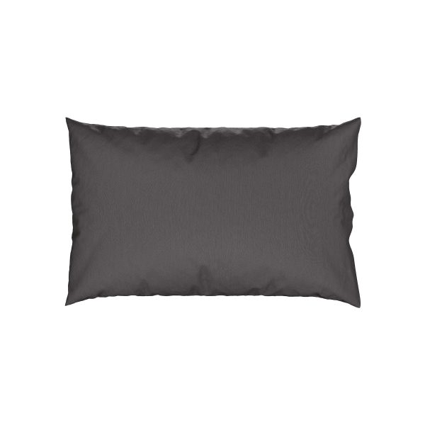 Bedeck of Belfast 200 Thread Count Plain Dye Standard Pillowcase Slate | Bed Sava