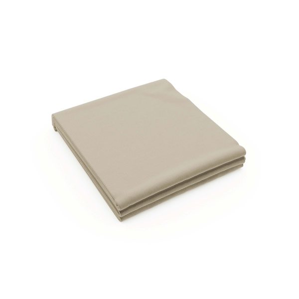 Bedeck of Belfast 200 Thread Count Plain Dye Single Flat Sheet Stone | Bed Sava