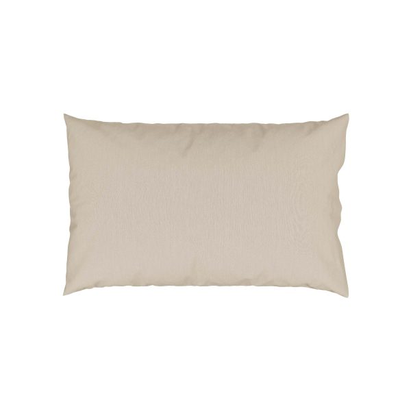 Bedeck of Belfast 200 Thread Count Plain Dye Standard Pillowcase Tuberose | Bed Sava