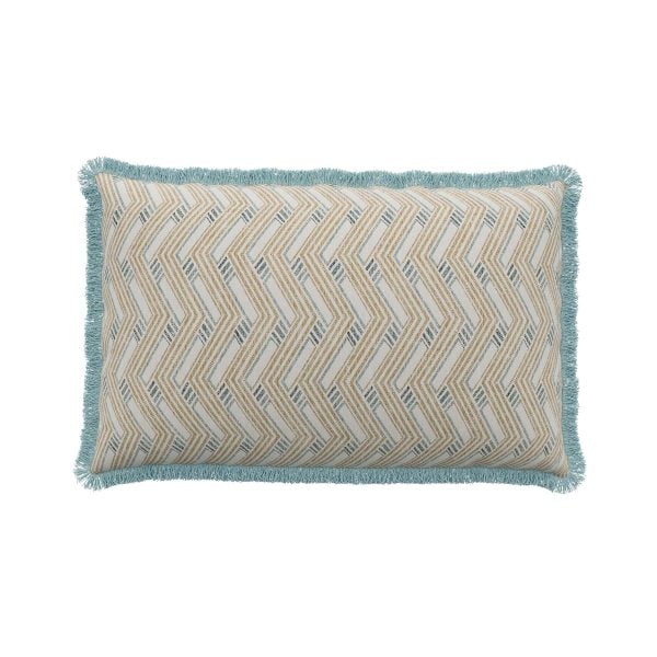 Bedeck of Belfast Sybil Cushion 60cm x 40cm Duck Egg | Bed Sava
