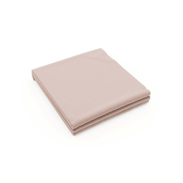 Bedeck of Belfast 200 Thread Count Plain Dye Super Kingsize Flat Sheet Tuberose | Bed Sava
