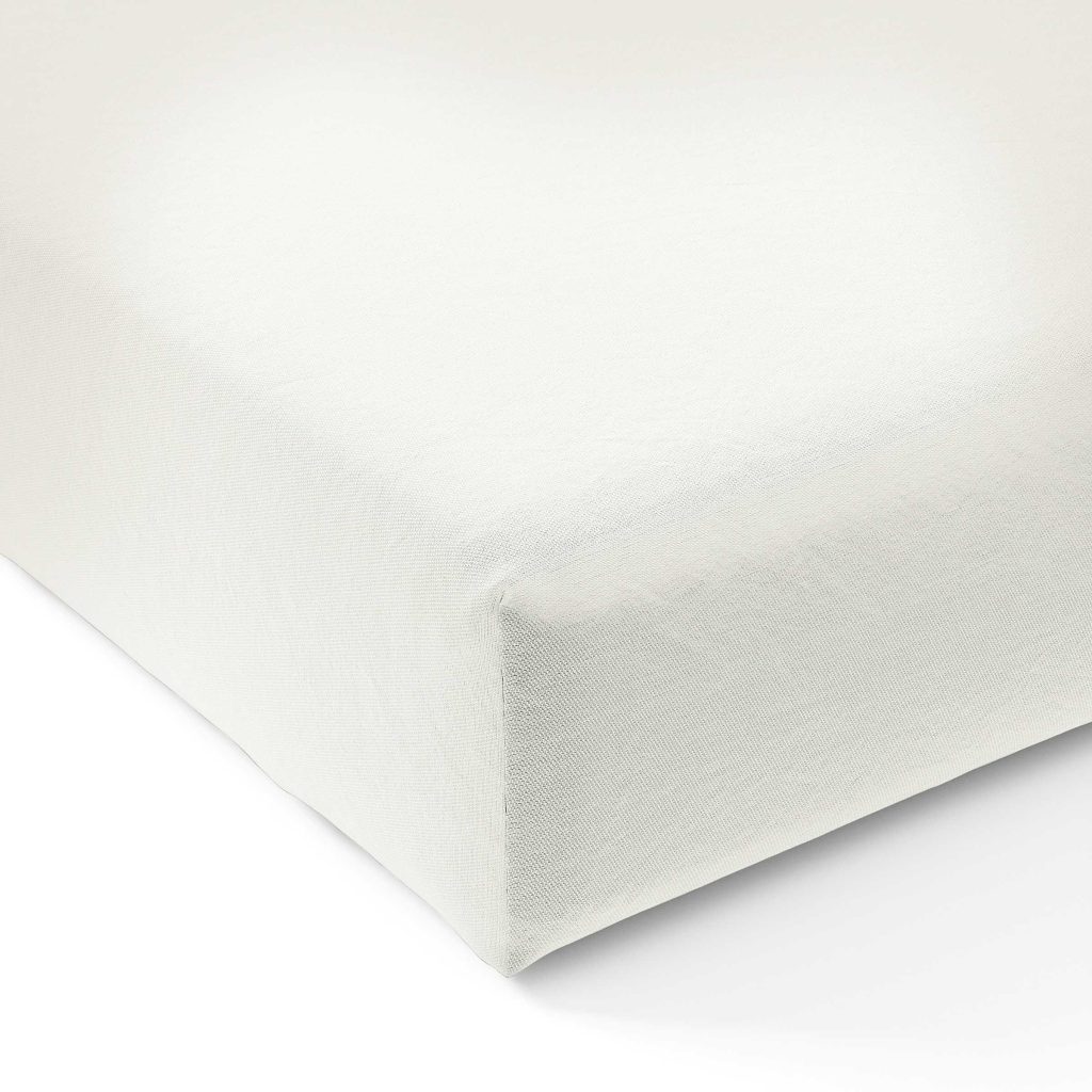 Bedeck of Belfast 200 Thread Count Plain Dye Super Kingsize Fitted Sheet, White