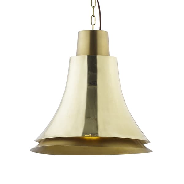 Bell Pendant Light, Brass/Gold - Andrew Martin Kelly Hoppen