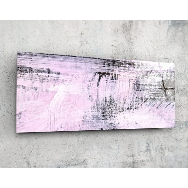 Abstract Glass Wall Art 92×36 cm | Bed Sava