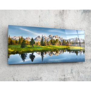 Spring Glass Wall Art 92×36 cm | Bed Sava