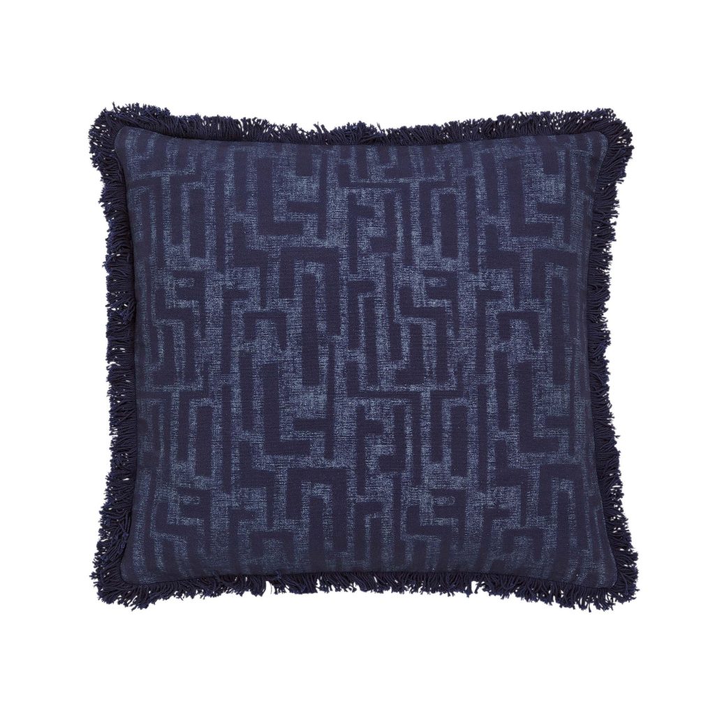 Bedeck of Belfast Aelin Cushion 50cm x 50cm, Navy