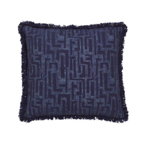 Bedeck of Belfast Aelin Cushion 50cm x 50cm Navy | Bed Sava