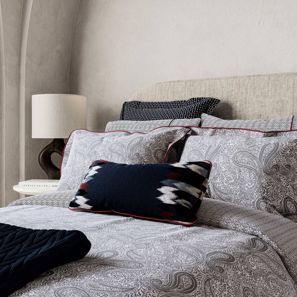 Bedeck of Belfast Aruni Single Duvet Cover SET, Midnight