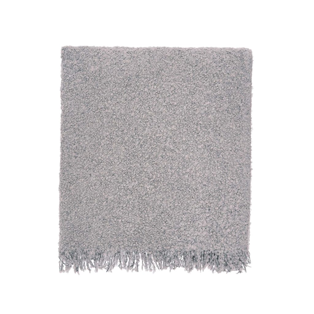 Bedeck of Belfast Boucle Throw, Linen