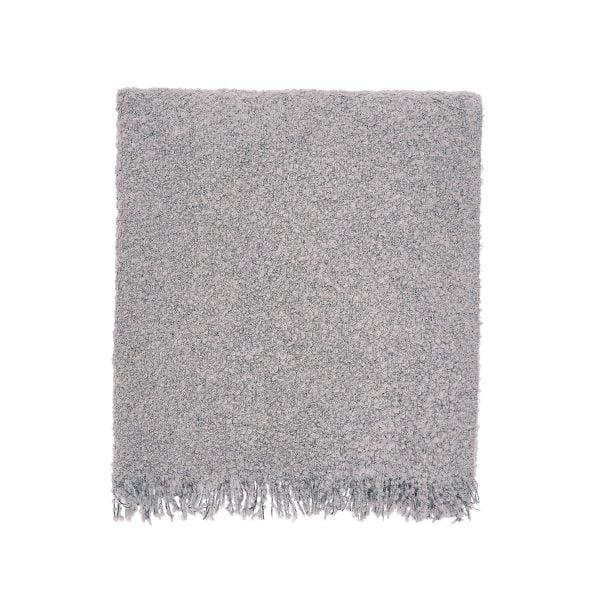 Bedeck of Belfast Boucle Throw Linen | Bed Sava