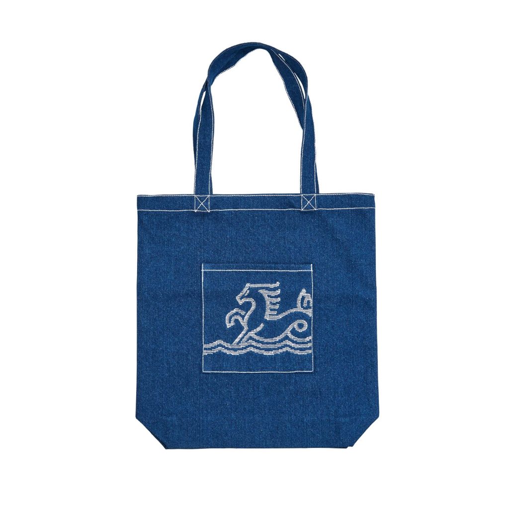 Bedeck of Belfast Denim Tote Bag, Midnight Navy
