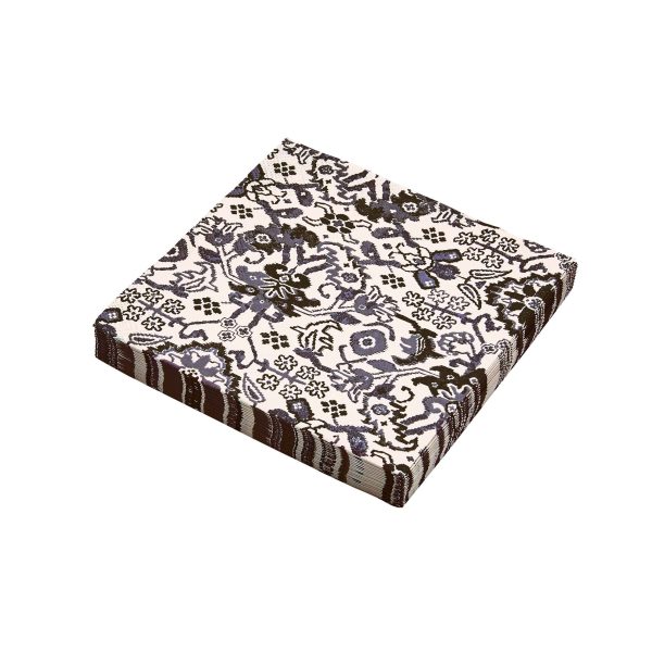 Bedeck of Belfast Saja Paper Napkins Charcoal | Bed Sava