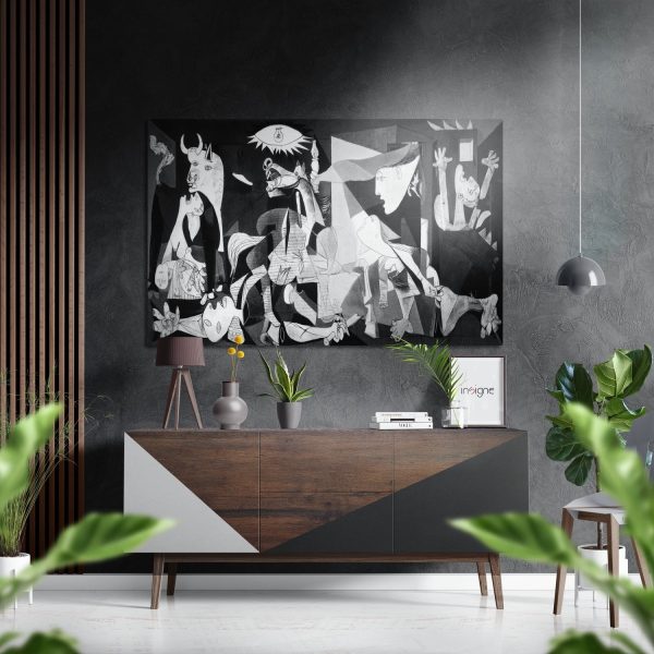 Guernica by Picasso Brushed Aluminium Dibond Wall Art | Bed Sava
