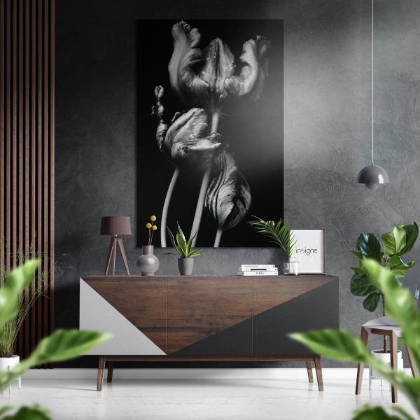 Verge of Blooming Brushed Aluminium Dibond Wall Art | Bed Sava