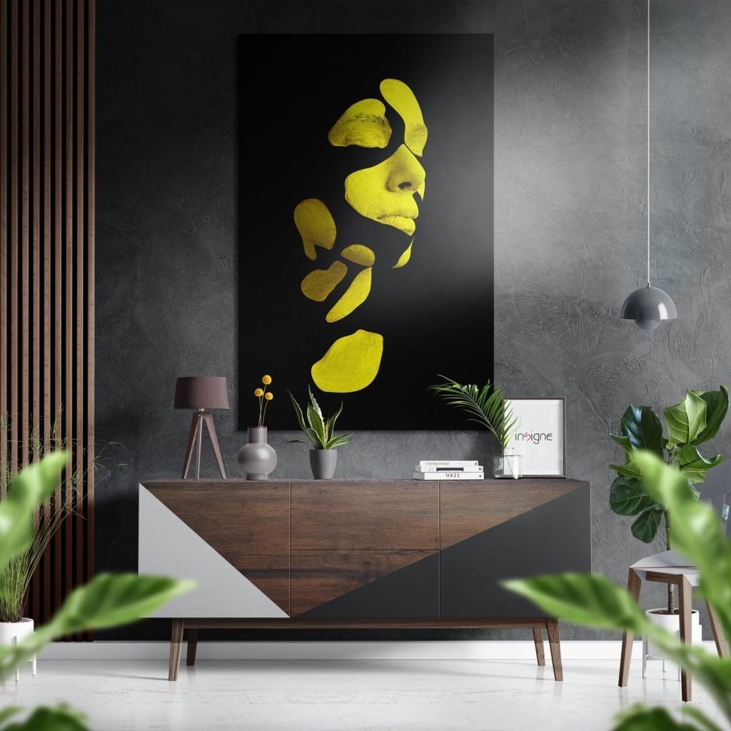 Woman in Pieces Brushed Aluminium Dibond Wall Art