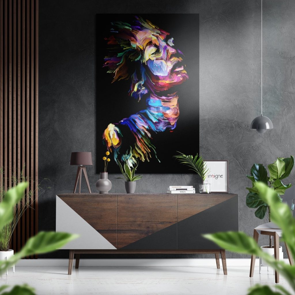 Wild Feelings Brushed Aluminium Dibond Wall Art