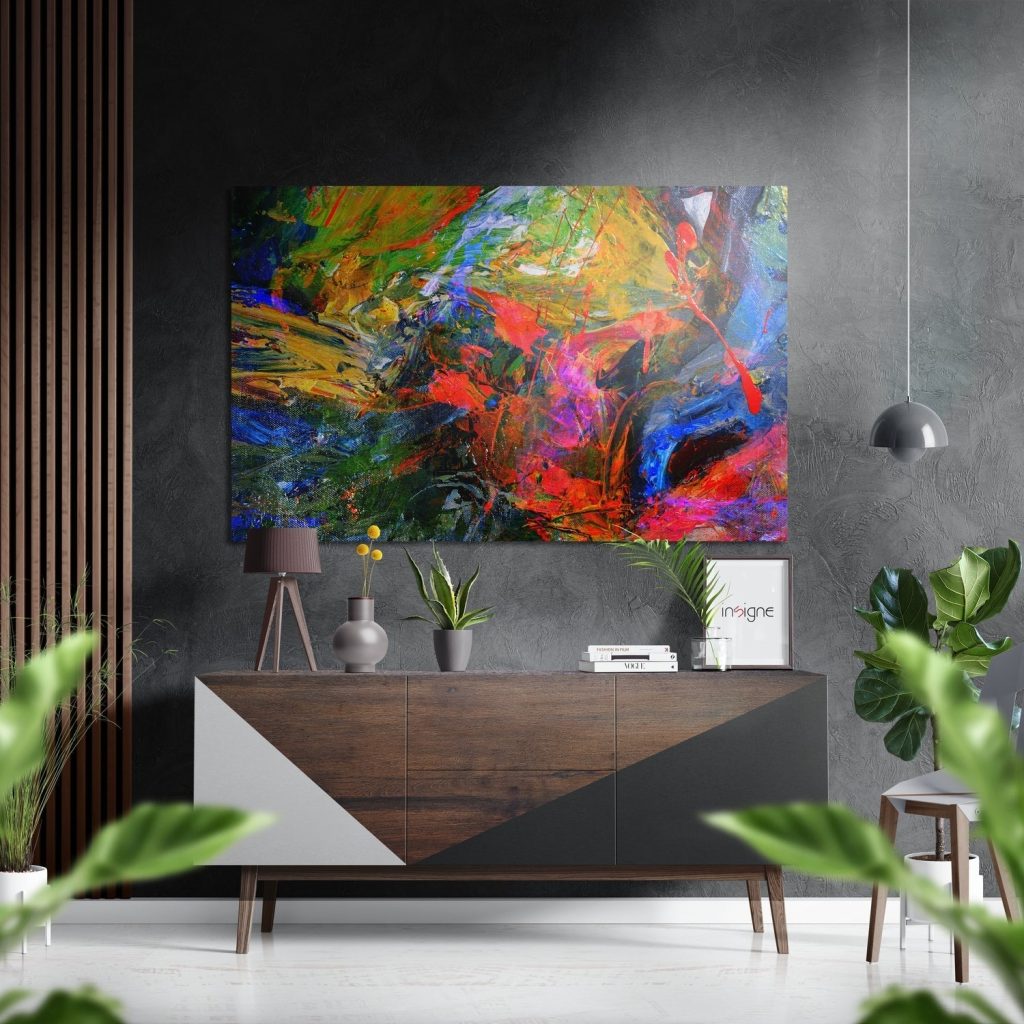 Anarchy of Colors Brushed Aluminium Dibond Wall Art