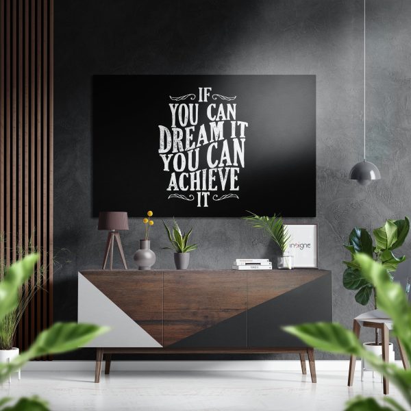 Achievement Brushed Aluminium Dibond Wall Art | Bed Sava