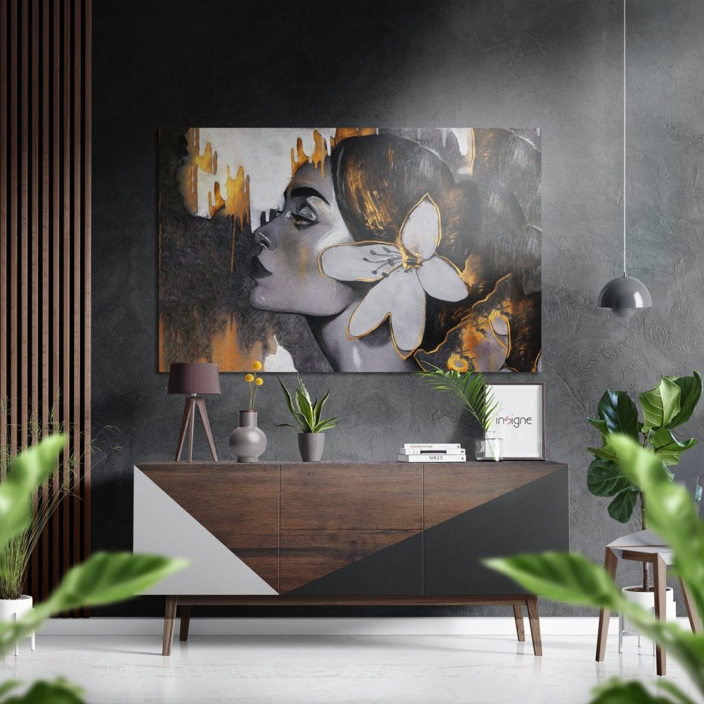 Sultan Brushed Aluminium Dibond Wall Art