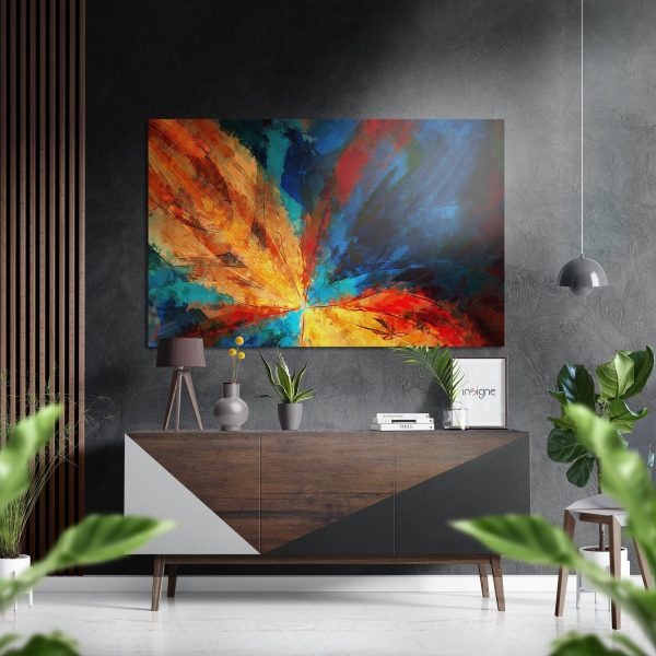 Colors of Flower Brushed Aluminium Dibond Wall Art | Bed Sava
