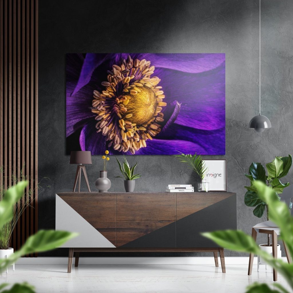 Micro Beauty Brushed Aluminium Dibond Wall Art