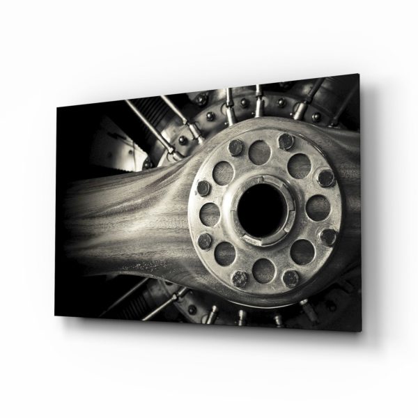 Wheel Glass Wall Art | Bed Sava