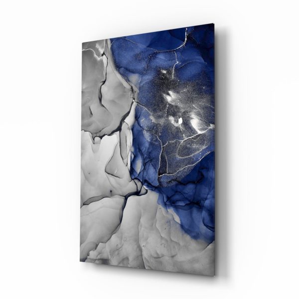 Blue Marble Glass Art | Bed Sava