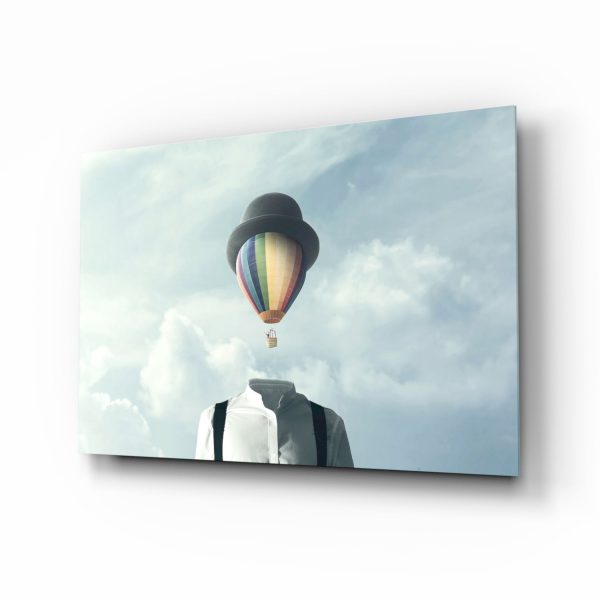 Balloon Heads Glass Wall Art | Bed Sava